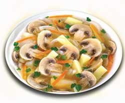 Рецепты с грибами - Грибные супы.